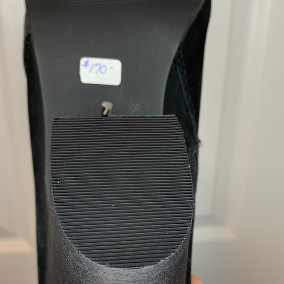 Steve Madden Black Ankle Booties Faux suede Size 7 Brand New - Picture 11 of 15